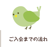 ご入会までの流れ