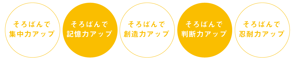 そろばんで集中力アップ