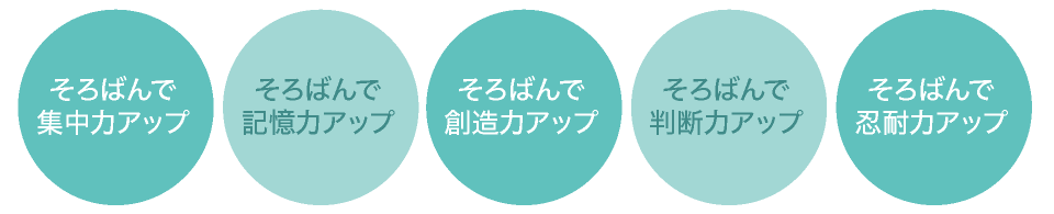そろばんで集中力アップ